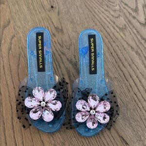 Super Smalls Kids Dress Shoes - Blue and Pink